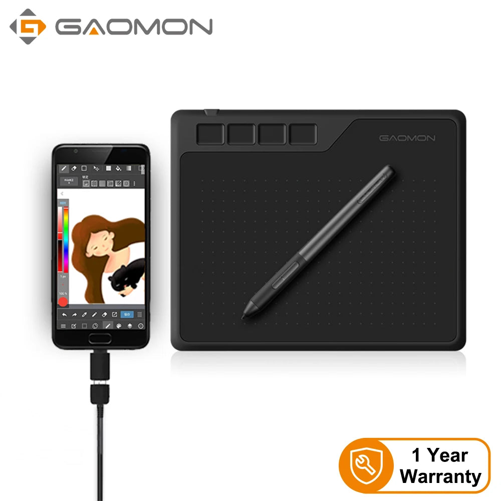 6.5x4 Inch Digital Graphic Tablet